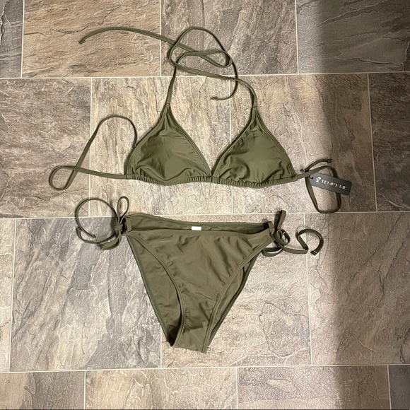 Tempt Me Women Two Piece Halter Bikini - Picture 4 of 8